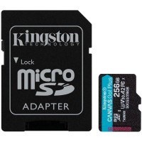 Card memorie Kingston Canvas GO! Plus, 256 GB, Clasa 10